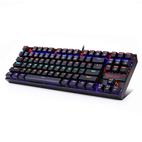 Redragon K552 Mechanical Gaming Keyboard TKL 87 Keys with Cherry-Equivalent Switches