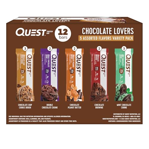 Nutrition Chocolate Lovers Variety Pack High Protein Low Carb Gluten