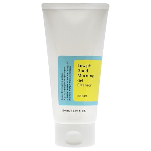 COSRX Low pH Good Morning Gel Face Cleanser, 5.07 fl oz, BHA Face Wash, Daily Mild Face Cleanser for Sensitive Skin, PH Balancing, Korean Skin Care, Korean Face Wash