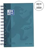 Oxford 100738417 School Soft Touch Agenda Scolaire Journalier 20192020 1 Jour Par Page 352 Pages 12x18 Aqua
