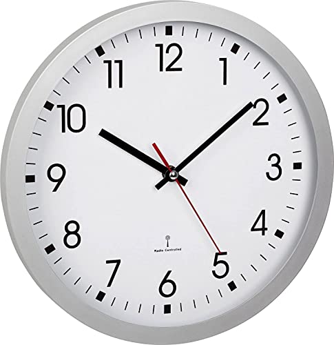 (-36%) TFA Dostmann Analoge Funk-Wanduhr, 60.3522.02, 30 cm Durchmesser