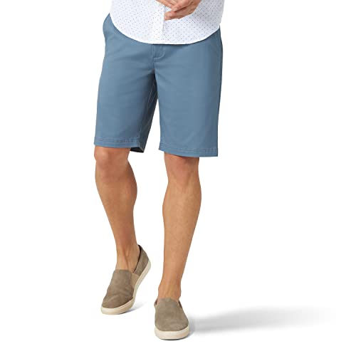 Lee Men's Extreme Motion Flat Front Short, Original Khaki, 36