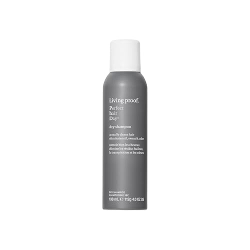 Living proof Perfect Hair Day Dry Shampoo – Absorbs Oil, Sweat, Odor, Cleans Hair, Fresh Scent, Detoxifies Scalp for Women and Men, 5.5 oz
