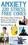 Anxiety 220 Stress Free Cures 120 Simple Ways To Reduce Stress In Your Life 100 Powerful Quotes Bonus45minute Life Coaching Session Anxiety Relief Anxiety Free Anxiety Cure English Edition