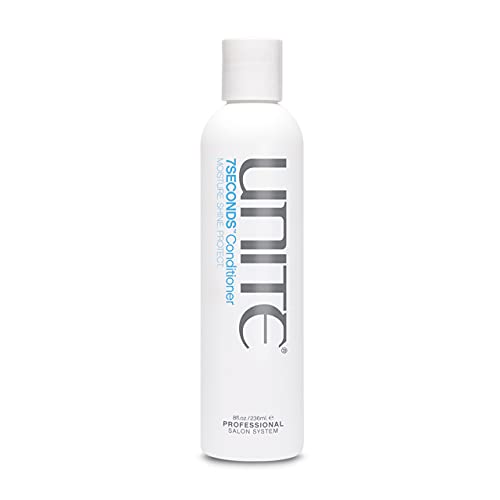UNITE Hair - 7SECONDS Conditioner – Moisture-Enriched, Color-Safe Professional Conditioner – Hydrates, Detangles, Protects from UV & Heat Damage, Enhances Shine, Paraben-Free & Sulfate-Free, 8 Fl Oz