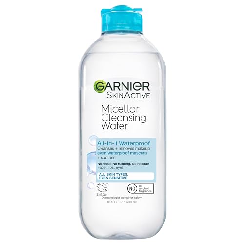 Micellar Water For Waterproof Makeup Hydrating Facial Cleanser And