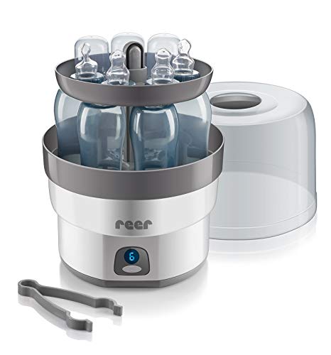 (-37%) reer VapoMax Sterilisator für Babyflaschen, Dampfsterilisator, 6 Flaschen