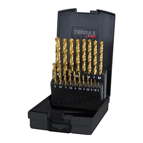 (-38%) Ruko A250214TRO Spiralbohrer-Satz DIN 338 Typ N HSS-G TiN in Kunststoffkassette