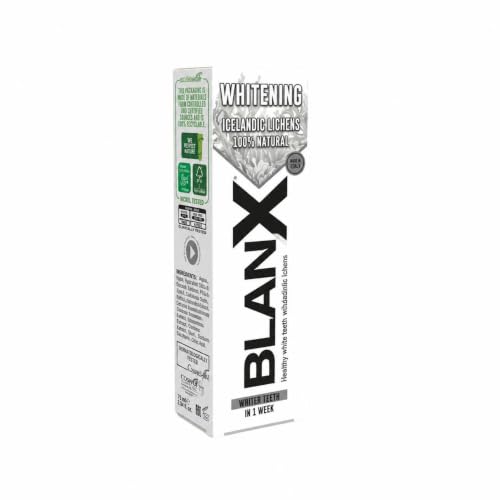 🔥 SELTEN SO GÜNSTIG (-40%) BlanX, Klassische Zahnpasta mit Arktis-Flechtenbasis, 100% natürlich, Format 75 ml