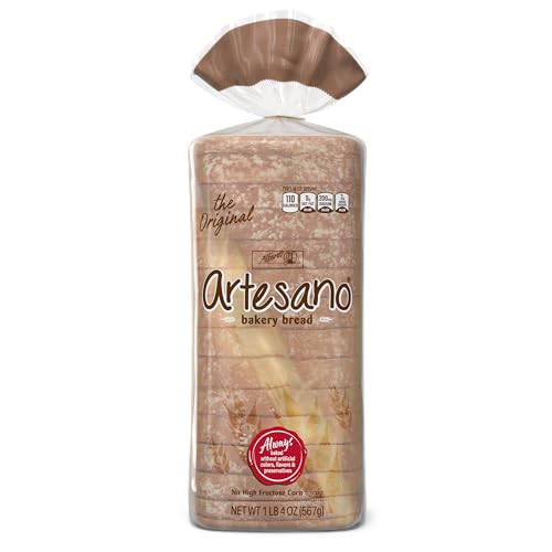 Alfaro's Artesano Bakery Bread, 20 Oz Loaf Of White Bread Without Artificial Preservatives
