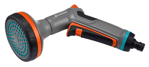 (-37%) Gardena Comfort Brause: Gartenbrause zur Bewässerung von Beeten, Flächen, Sprühwinkel-Regulierung, Tropfsicherung, stufenlose Regulierung (18319-20)