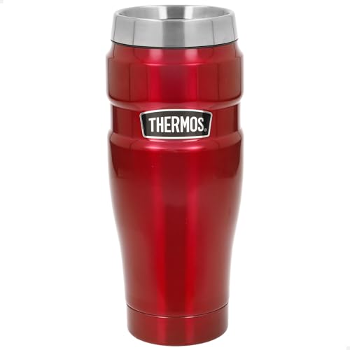 (-37%) THERMOS STAINLESS KING Thermobecher 0,47 l, 7 h heiß, cranberry red