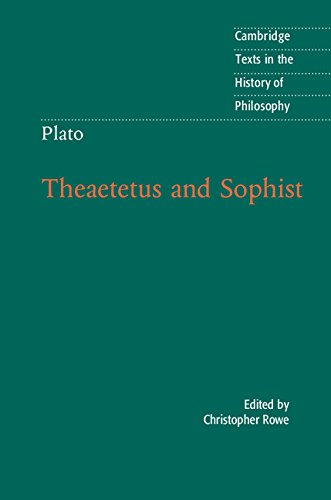 Theaetetus/Sophist (By: Harold North Fowler,Francis Macdonald Cornford) cover