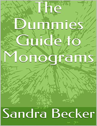 The Dummies Guide to Monograms cover