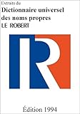Extraits Du Dictionnaire Universel Des Noms Propres