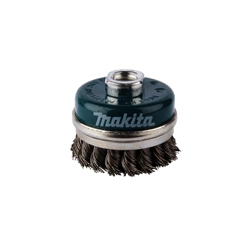 Brosse boisseau métallique à fils d'acier torsadés Ø 125 mm M14