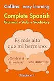 Easy Learning Spanish Complete Grammar Verbs And Vocabulary 3 Books In 1 Collins Easy Learning Spanish Edition