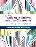 Teaching In Todays Inclusive Classrooms A Universal Design For Learning Approach