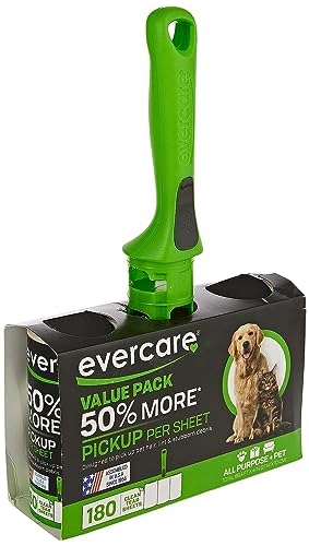 Evercare All Purpose Pet Hair Lint Roller with 2 Refills