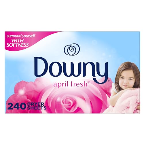 Downy Fabric Softener Dryer Sheets, April Fresh, 240 Count