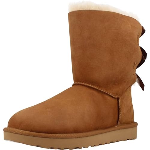 UGG Women's Bailey Bow Ii Boot, Chestnut, 08