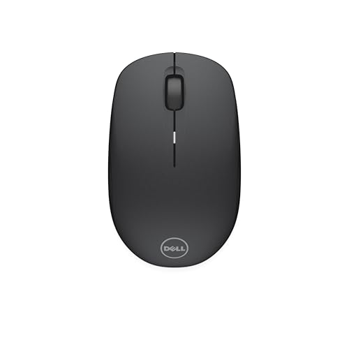 Dell WM126 Wireless Mouse, Optical, 1000 DPI, 3 Buttons,12 months runtime, AA battery, USB receiver, USB Type-A, RF Interface, scrolling wheel, Plug a