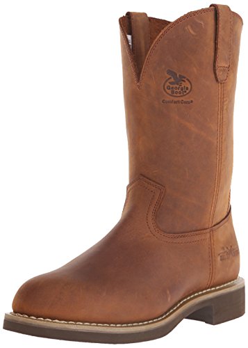 Georgia Boot Carbo-Tec Wellington, Prairie Chestnut, Size 10(D)