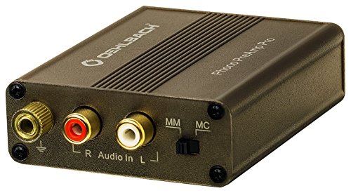 (-52%) Oehlbach Phono PreAmp Pro - Phono-Vorverstärker - für Plattenspieler mit MM- oder MC-Tonabnehmer, kompakt & leistungsstark - metallic braun