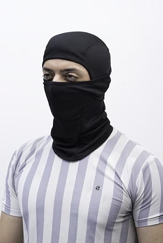 Le Gear Face Mask Pro+ for Bike, Ski, Cycling, Running, Hiking - Protects from Wind, Sun, Dust - 4 Way Stretch - #1 Rated Face Protection Mask (Black)