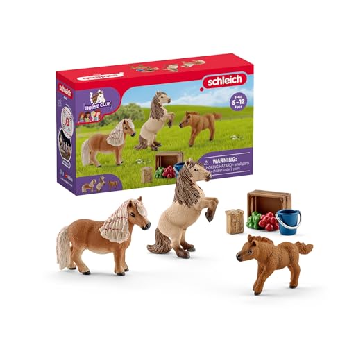 🔥 SELTEN SO GÜNSTIG (-17%) Schleich Horse Club | Mini Shetty Familie 41432 | ab 5 Jahren | 9 Teile