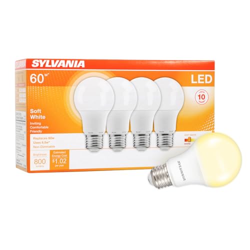 Sylvania LED Light Bulb 60w Equivalent A19 Efficient 85w Medium Base