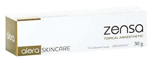 Zensa Numbing Cream 5% Lidocaine – Maximum Strength Topical Anesthetic with Vitamin E for Pain Relief from Hemorrhoids – Vegan, Cruelty-Free, Water-Based, Physiologic pH for Sensitive Skin – 30g