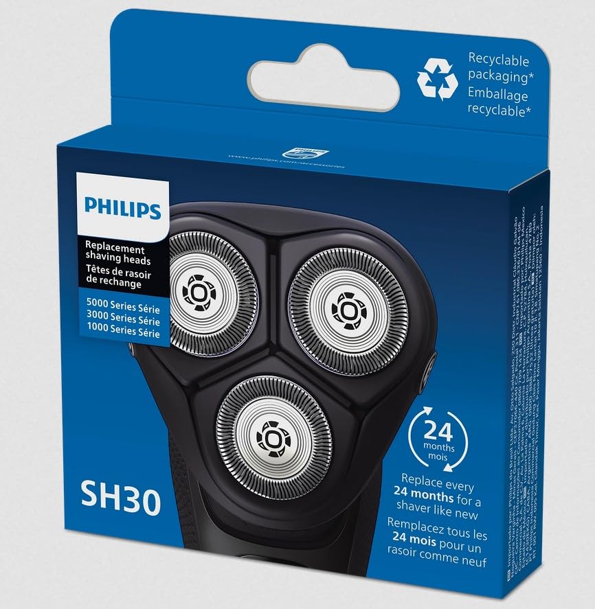 (-42%) Philips Shaver Series 3000 Scherköpfe, ComfortCut-Klingen, Passend für S3000 und S1000, So wird Ihr Rasierer wieder fast wie neu (Modell SH30/50)