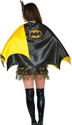 Rubies DC Comics Superheroes: Batgirl Lined Cape for Adults, Women's No Size