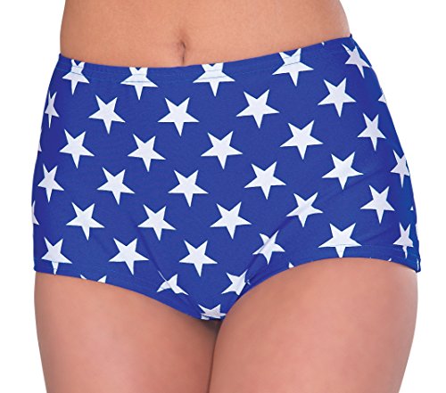 Rubies DC Comics Superheroes: Wonder Woman Boy Shorts for Adults, Women's Standard