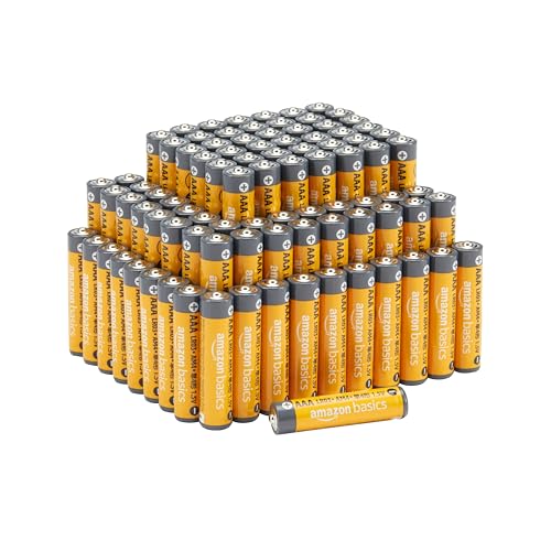 🔥 STARKER PREIS (-30%) Amazon Basics AAA-Alkali-Hochleistungsbatterien, 1,5 V, 10 Jahre lagerfähig, 100 Stück