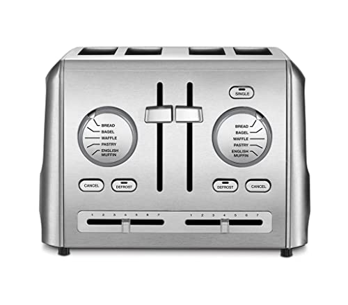 Cuisinart 4‑Slice Custom Select Toaster (CPT‑640P1) Presets A wide variety of