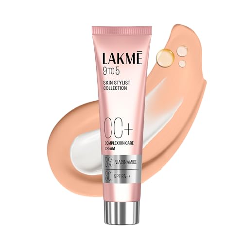 Get Lakme 9 to 5 CC Cream Beige with 3% Niacinamide Complex SPF30 PA++ at 44% Off ₹223 Only!