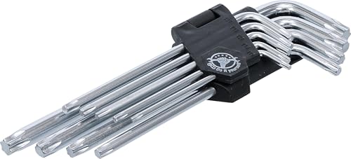 🔥 STARKER PREIS (-29%) BGS Diy 816 | Winkelschlüssel-Satz | lang | T-Profil (für Torx) | T10 - T50