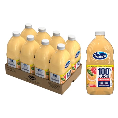 Ocean Spray Juice, 100% Grapefruit, 60 Ounce (Pack of 8)