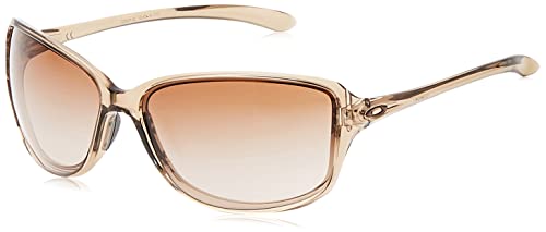 Oakley Womens OO9301 Cohort Rectangular Sunglasses, Sepia/Dark Brown Gradient, 62 mm