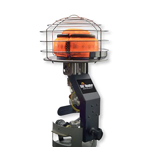 Mr. Heater MH540T 540-Degree 45,000 BTU Radiant Tank Top Portable Propane Heater For Sporting Events, Hunting, Fishing, Camping, Tailgating & Porches