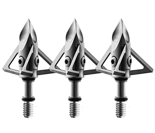 Ramcat Fixed Broadheads (Diamondback - 100 Grain, 3 Pack),Silver
