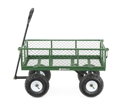 Gorilla Carts GOR400-COM Steel Garden Cart