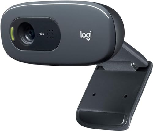(-53%) Logitech C270 USB-Webcam mit Mikrofon, 720p, USB 2.0, Nero