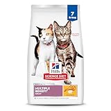 Hill's Science Diet Adult 1-6 Multiple Benefit Dry Cat Food, Chicken, 7 lb. Bag
