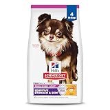 Hill's Science Diet Adult Sensitive Stomach & Skin Small & Mini Dry Dog Food, Chicken, 4 lb. Bag (Updated Formula)
