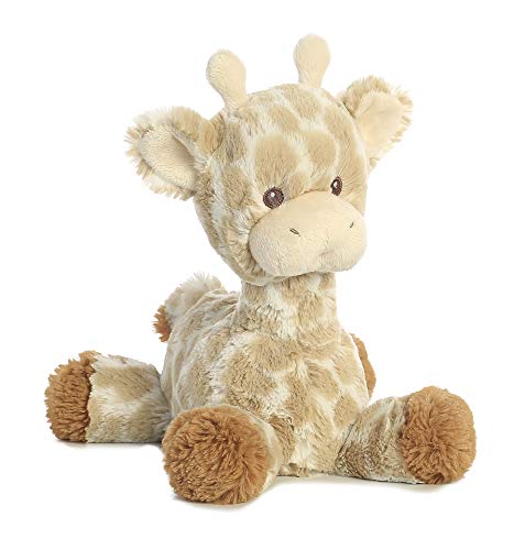 Aurora® Snuggly Loppy Giraffe™ Loppy Baby Stuffed Animal - Comforting Companion - Imaginative Play - Brown 11 Inches