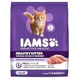 IAMS Proactive Health Healthy Kitten Dry Cat Food, Chicken, 16 lb