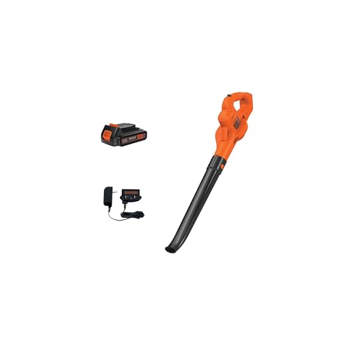BLACK+DECKER LSW221 20V MAX Cordless Leaf Blower 130 mph Battery Included